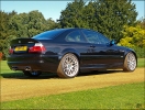 Black BMW M3 CSL E46